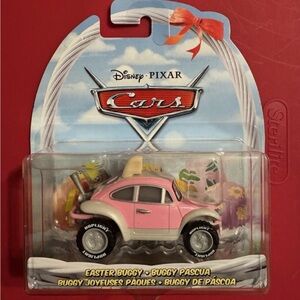 Disney Cars Pink and White Easter Buggy HTF New
